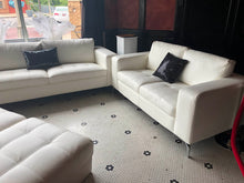 Load image into Gallery viewer, White Leather Lounge Furniture (Rental Only)
